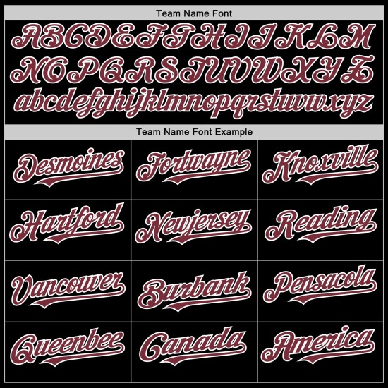 Authentisches Mesh Custom Burgund-Weiß Throwback Schwarz Baseball Jersey Authentisches Mesh Custom Burgund-Weiß Throwback Schwarz Baseball Jersey