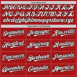 Weiß-Schwarzes Throwback Mesh Baseball Custom Red Authentic Jersey Weiß-Schwarzes Throwback Mesh Baseball Custom Red Authentic Jersey