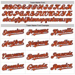 Custom Line Weißes Baseball Authentic Trikot Marineblau-Orange Custom Line Weißes Baseball Authentic Trikot Marineblau-Orange