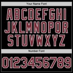 Authentisches Mesh Custom Burgund-Weiß Throwback Schwarz Baseball Jersey Authentisches Mesh Custom Burgund-Weiß Throwback Schwarz Baseball Jersey