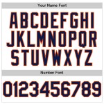 Custom Line Weißes Baseball Authentic Trikot Marineblau-Orange Custom Line Weißes Baseball Authentic Trikot Marineblau-Orange