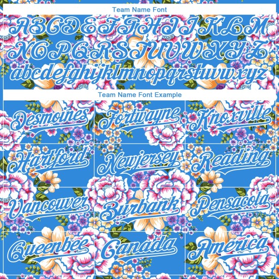 Baseball-Muster Jersey 3D China Nordosten Authentische weiße Blume Großes Design Blau Elektrische Custom Baseball-Muster Jersey 3D China Nordosten Authentische weiße Blume Großes Design Blau Elektrische Custom