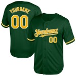 Throwback Authentic Gold-Weiß Baseball Custom Mesh Grünes Trikot Throwback Authentic Gold-Weiß Baseball Custom Mesh Grünes Trikot