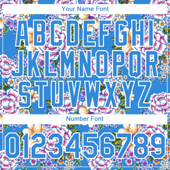 Baseball-Muster Jersey 3D China Nordosten Authentische weiße Blume Großes Design Blau Elektrische Custom Baseball-Muster Jersey 3D China Nordosten Authentische weiße Blume Großes Design Blau Elektrische Custom