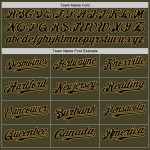 Baseball Service Authentic Gold Schwarz-Old Jersey zu Salute Olive Line Custom Baseball Service Authentic Gold Schwarz-Old Jersey zu Salute Olive Line Custom