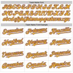 Baseball Trikot Custom Lila-Gold Authentic Line Weiß Baseball Trikot Custom Lila-Gold Authentic Line Weiß
