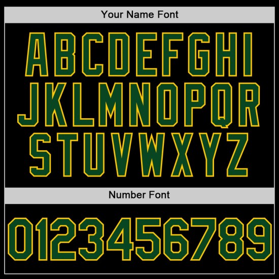 Authentisches Baseball Schwarz Grün-Gelb Jersey Throwback Custom Mesh Authentisches Baseball Schwarz Grün-Gelb Jersey Throwback Custom Mesh