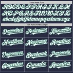Marineblaues Trikot Grün-Grau Baseball Authentic Throwback Mesh Kelly Custom Marineblaues Trikot Grün-Grau Baseball Authentic Throwback Mesh Kelly Custom