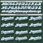 Authentic Line Green Jersey Baseball Blau Weiß-Hell Custom Authentic Line Green Jersey Baseball Blau Weiß-Hell Custom